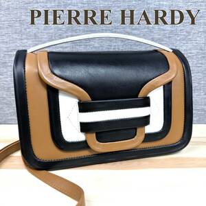 ピエールアルディ PIERRE HARDY ２WAYショルダーバッグ アルファ マキシ ラージサイズ