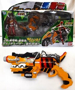 §　A77307　[未使用]獣電戦隊キョウリュウジャー ディノチェイサー＆キョウリュウレッドセット ガブリボルバー まとめ スーパー戦隊