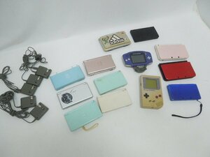 ‡0097 ニンテンドー ゲーム機 まとめ DS DSlite 3DS ゲームボーイアドバンス ゲームボーイ ジャンク 部品取り パーツ取り 付属品欠品あり