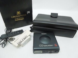 ‡ 0014 LINGUAPHONE リンガフォン Commuter SONY ソニー CD WALKMAN ウォークマン D-82 英会話 英語教材 ジャンク