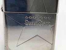 §　F5555　ZIPPO 　Seven Stars　ビッグスター　2011年製　 シリアルNo.入り　オイルライター　着火確認済み　中古_画像6