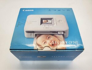 § B27505 【おそらく未使用】 Canon キャノン SELPHY CP740 コンパクトフォトプリンター セルフィー プリンタ 家電 中古