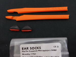 アウトレット品★オークリー クロスリンク用★ イヤーソック・ノーズパッドセット（ASIAN FIT） EarSocks&Nose Pads CROSS LINK ORANGE