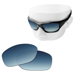 限定３SET超特価！オークリー ピットブル用 カスタム偏光 レンズ BLUE GRADIENT TINT Polarized 新品 オークリー PITBULL　PIT BULL