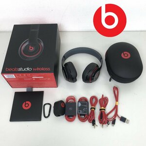 1201 beats studio wireless ビーツ B0501 ワイヤレスヘッドホン ブラック 音響機器 ケース/箱付き