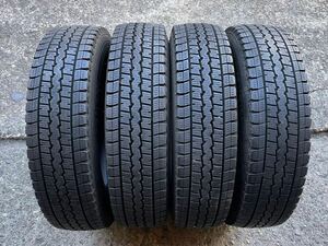 DUNLOP WINTER MAXX SV01 155/80R14 88/86N LT 中古品 スタッドレスタイヤ 4本 直接の受け渡し可能 ④ (K)