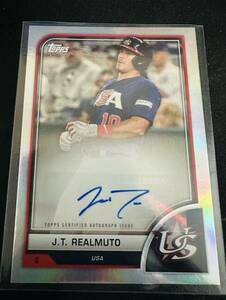 直筆サイン アメリカ代表 realmuto 大谷 侍ジャパン topps wbc 2023 シリ auto j.t. ダルビッシュ リアルミュート