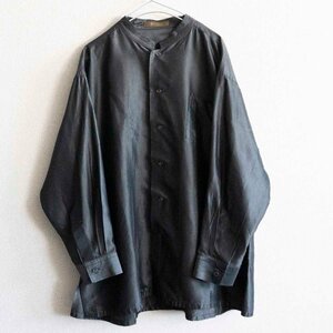 【美品】Y's for men【スタンドカラー レーヨン シャツ】YOHJI YAMAMOTO ヨウジヤマモト 2401139