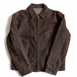 【イタリア製】LEVI'S VINTAGE CLOTHING【1940's Leather Jkt Reversible】L 羊革 レザー ジャケット ヴィンテージ加工 LVC 2401013