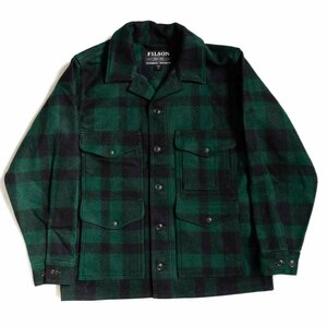 【美品/USA製】FILSON【マッキーノクルーザージャケット】M グリーン フィルソン 2401085