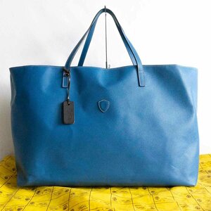 【高級品】FELISI 【10-45 レザー トートバッグ】ブルー 肩掛け可能 MADE IN ITALY BAG 2401249