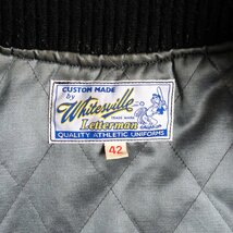 【雰囲気抜群】WHITESVILLE【レザースリーブ スタジャン】42 スタジアムジャンパー ジャケット ホワイツビル 22401363_画像4