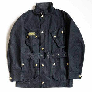 【美品/イングランド製】 BARBOUR 【 International Jacket】40 インターナショナル オイルド モーターサイクル ジャケット 2312061