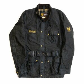 【70s ヴィンテージ】Belstaff【TRIALMASTER モーターサイクルジャケット】42 オイルド イングランド製 ベルスタッフ 2401563の画像1