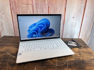 【SSD搭載】富士通 LIFEBOOK AH45/D1 windows11/i3-7100U/SSD128+HDD1TB/メモリ8GB/BD-RE/高速動作/動作品 【送料無料】YX0164