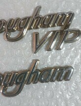 日産 NISSAN セドリック グロリア Brougham Brougham VIP エンブレム 2枚セット_画像3