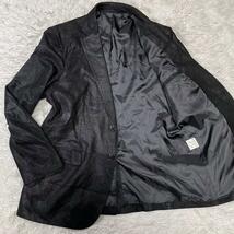 韓国製　羊革　レザージャケット　テーラードジャケット　2B ブラック　黒　ラムレザー_画像1