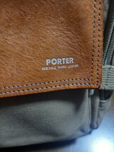 【美品】定価　19,800円　PORTER ポーター　フィールド　ショルダーバッグ ボディバッグ ウエストバッグ 吉田かばん　日本製　財布入れ_画像3