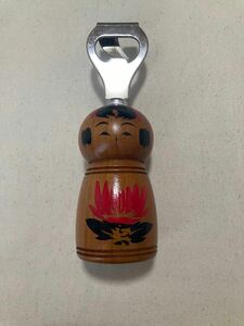 【民藝品】【伝統工芸品】こけし kokeshi 缶切りcan opener 合体