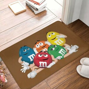 【送料無料】M&M'S エムアンドエムズ マット バスマット 玄関マット　キッチンマット アメリカン雑貨 ガレージ雑貨 ラグマット インテリア