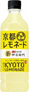 サントリー 伊右衛門 京都レモネード 525ml ペットボトル 24本入 果汁飲料 檸檬 福寿園