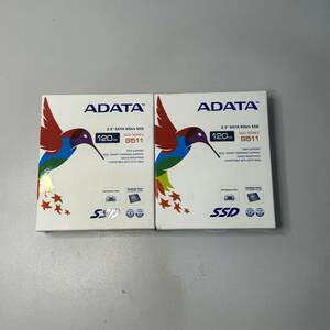 【未使用未開封品2台】ADATA 2.5inch SATA SSD S511 120G 2台セット