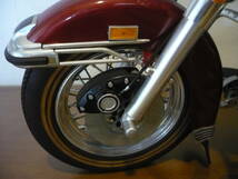 ◆TAMIYA タミヤ◆Harley Davidson　ハーレーダビッドソン PA 721 バイク 旧車 全長37cm プラモデル 模型 組立済_画像9