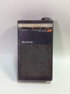 U1376○SONY ソニーAMレシーバー AMラジオ ICR-S2 SSP ポケットラジオ コンパクトラジオ ラジオOK レトロ アンティーク