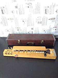 N575*. island koto .. Taisho koto stringed instruments hard case attaching traditional Japanese musical instrument [ not yet verification ]