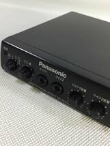S3511○Panasonic パナソニック マイクロフォンミキサー RP-MX50 通電OK_画像5