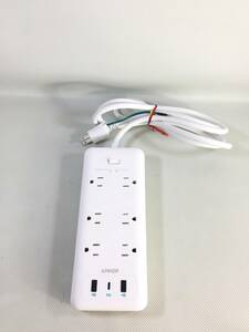 S3514○ANKER アンカー Power Port Strip PD6 電源タップ 電源コード コンセント A9162 【保証あり】