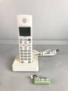 A9391○SHARP シャープ デジタルコードレス 電話機 子機 JD-KS210V 充電器/充電台 バッテリー M-003 登録初期化済