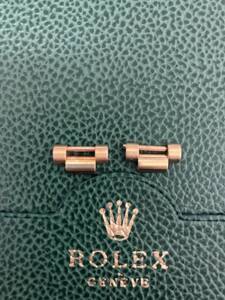 純正品 ボーイズ コマ ロレックス デイトジャスト 金無垢 68278 78278 K18 YG 750 ROLEX DATEJUST dial gold boy's 余り 駒 13mm 2コマ美品