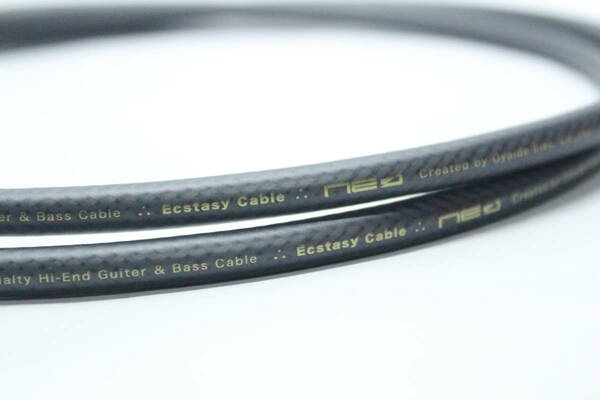 OYAIDE Ecstasy Cable × NEUTRIK【2m L-L サイレントプラグ仕様】ギター　ベース　シールドケーブル