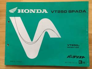 VT250 スパーダ (MC20)　パーツリスト