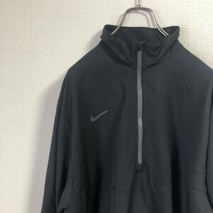  Nike nylon jacket half Zip pull over training America old clothes L