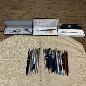 ボールペン/シャープペンシル/PARKER/パーカー/PILOT/パイロット/Newman/SILVER/CROSS/クロス/まとめ売り【現状品】