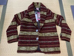  regular price 13,990 tag attaching new old goods ]TITICACA/ Titicaca ethnic blouson S