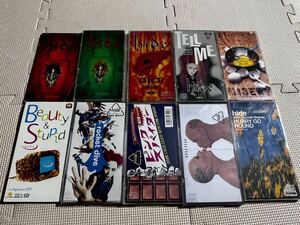 hide 8cm シングル　10枚セット　50％50 EYES LOVE YOU DICE TELL ME MISERY beauty&stupid rocket dive ピンクスパイダーなど　送料無料