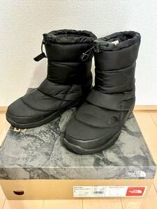 THE NORTH FACE◆Nuptse Bootie WP III ノースフェイス 28cm US10 黒 スノーブーツ ヌプシ ブーティー メンズ 箱あり 防水ウィンターブーツ