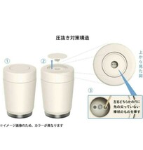 ピーコック ランチジャー 保温 カーキ 0.38L LKC-38 K とアイボリー0.38L LKC-38 　CA 　　　8本セット_画像7