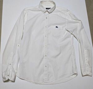 バーバリーブラックレーベル　ホワイト　長袖シャツ　サイズ2