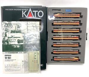 【ST16944KT】KATO カトー Nゲージ 10-351 181系 直流特急型電車 「とき」 7両セット 鉄道模型 シール 説明書 ケース有 ※動作未確認