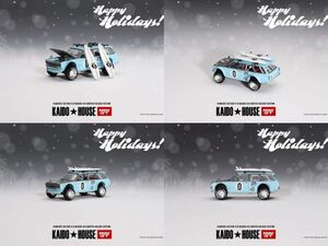 MINI GT 1/64 日産 ダットサン 街道ハウス 510 ワゴン 4x4 ウィンターホリデーエディション 右ハンドル KHMG092