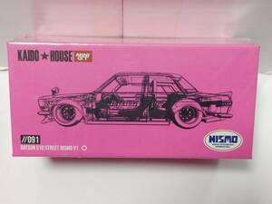 MINI GT 1/64 ダットサン ストリート 510 NISMO V1 街道ハウス KHMG091