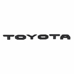 1円～ 新型 RAV4 ラブ4 50系 ラプターグリル用 TOYOTA エンブレム ブラック 1セット パーツ ガーニッシュ カバー ロゴ トヨタ