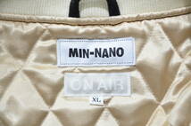 MIN-NANO minnano ミンナノ on air オンエアーVarsity Jacket スタジャン ジャケット XL Y-318297_画像3