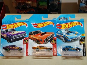 ホットウィール 3台セット フレイムス ガスモンキー GAS MONKEY アメ車 HotWheels