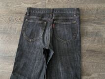 rare 00s japanese label tornado mart product manufacturing weathered black denim flare jeans archive lgb oberisk ifsixwasnine y2k_画像5