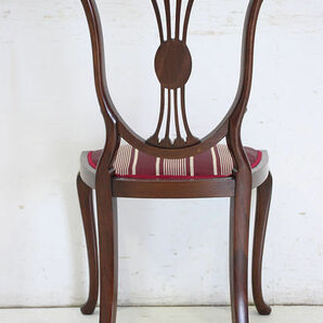 シェルバックチェア dn-15 1930年代イギリス製アンティーク ウォルナット ダイニングチェア 椅子 いす イス 小型 飾り レトロ 店舗什器の画像9